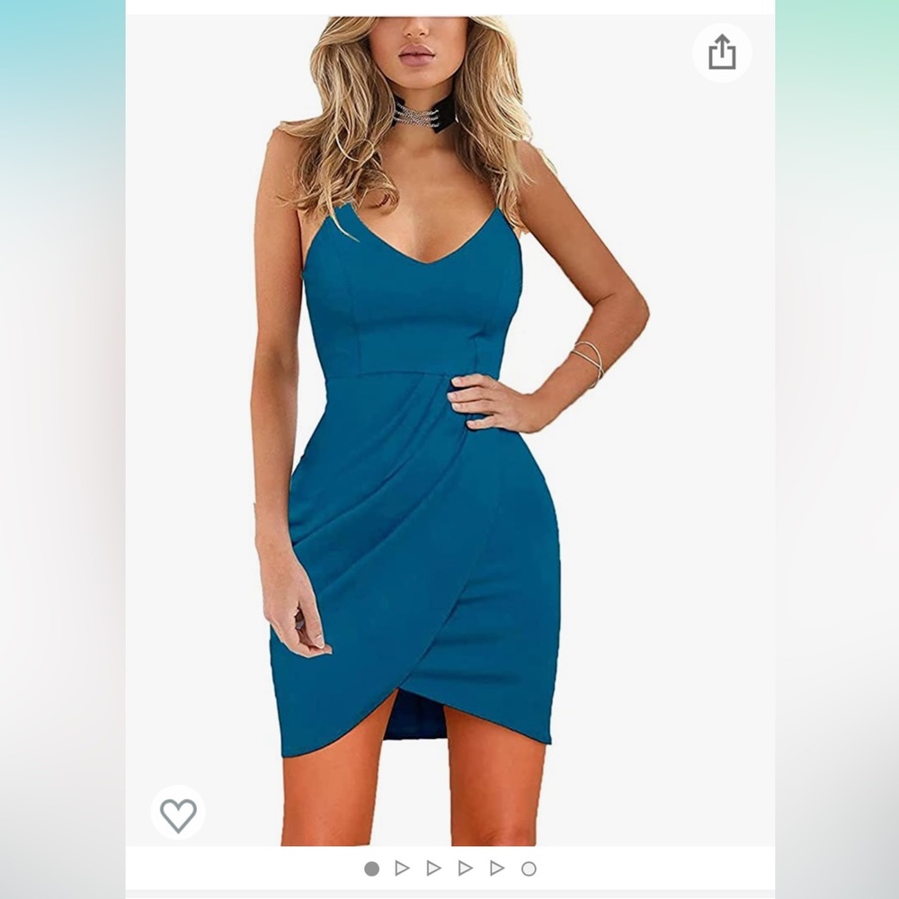 Zalalus Cocktail Party Dress size M in blue